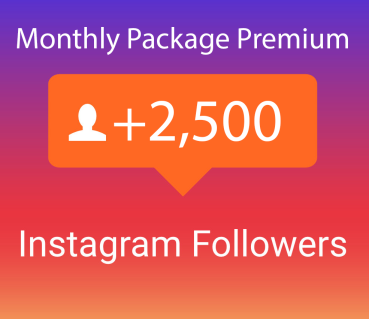 2500 Instagram Followers Monatspaket Premium (30 Tage) kaufen