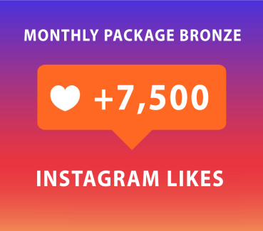 7500 Instagram Likes Monatspaket Bronze (30 Tage) kaufen