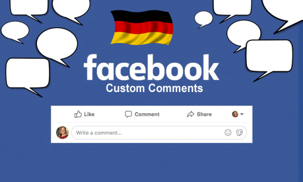 20 Deutsche Facebook Benutzerdefinierte Kommentare kaufen