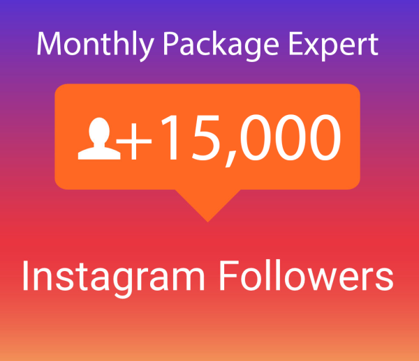 15000 Instagram Followers Monatspaket Expert (30 Tage) kaufen