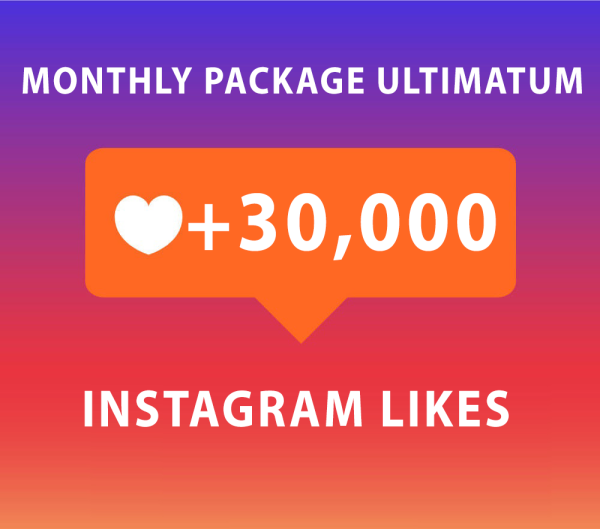 30000 Instagram Likes Monatspaket Ultimatum (30 Tage) kaufen