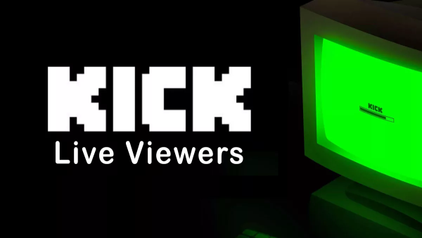 1000 Kick Live Viewers / Zuschauer für Dich