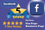 50 Facebook Reviews for you