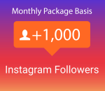 1000 Instagram Followers Monatspaket Basis (30 Tage)
