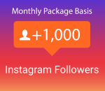 1000 Instagram Followers Monatspaket Basis (30 Tage) kaufen