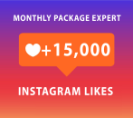 Buy 15000 Instagram Likes Monthly Package Expert (30 days)