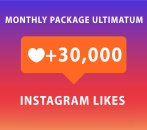Buy 30000 Instagram Likes Monthly Package Ultimatum (30 days)