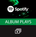 2000 Spotify Album Plays / Abspielen für Dich
