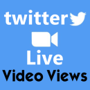 100 Twitter Live Video Views / Aufrufe für Dich